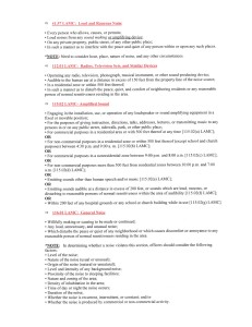 HHHOA - FB and WEB (Noise Violations)